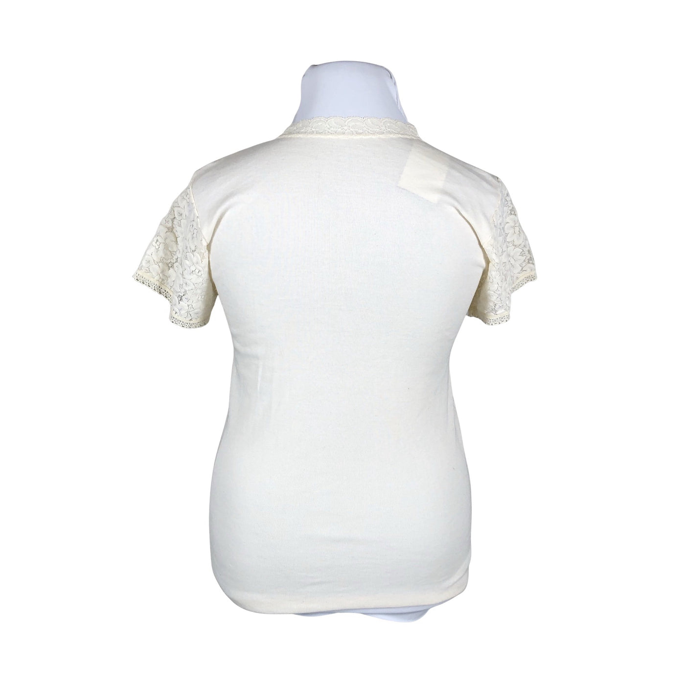 Naisten Tam Silk - Lyhythihainen pusero, koko 42 - Beige (2)