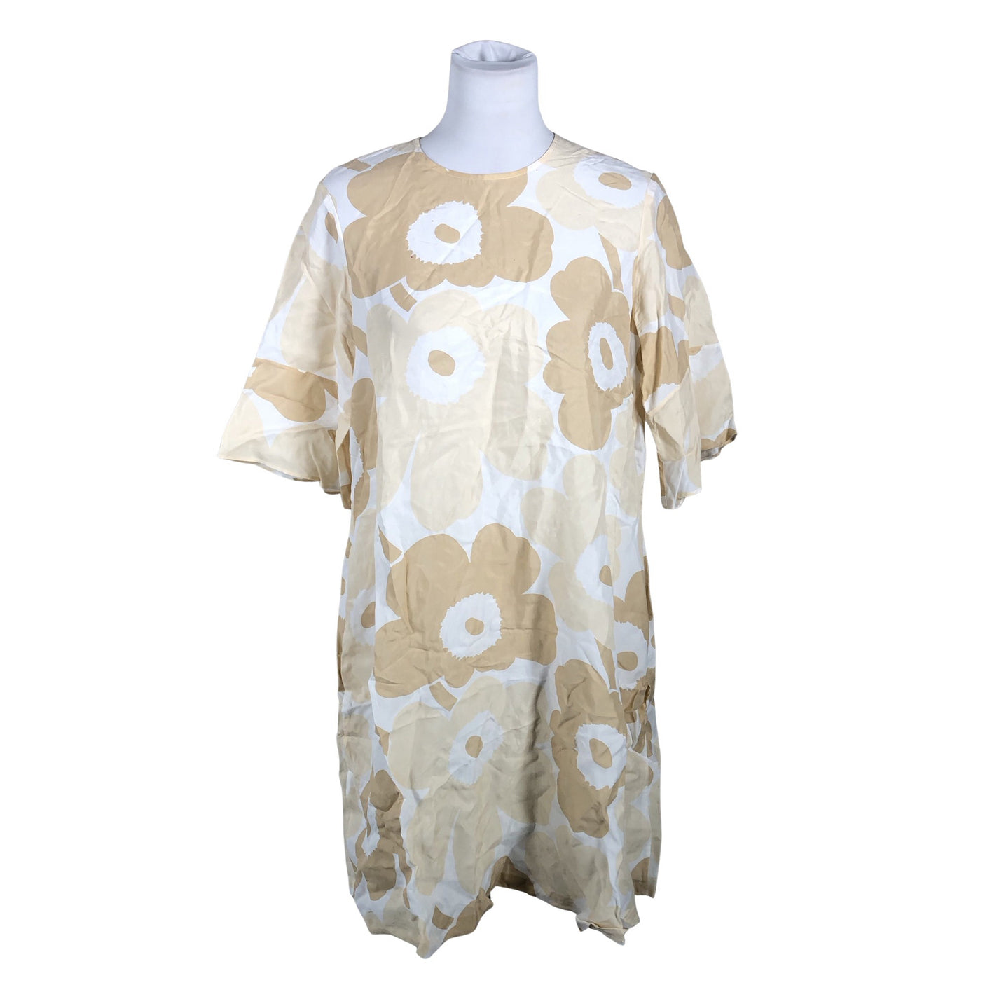 Naisten Marimekko - Kangasmekko, koko 38 - Beige (1)