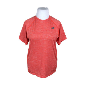 Naisten New Balance - Urheilupaita, lyhyet hihat, koko 42 - Oranssi (1)