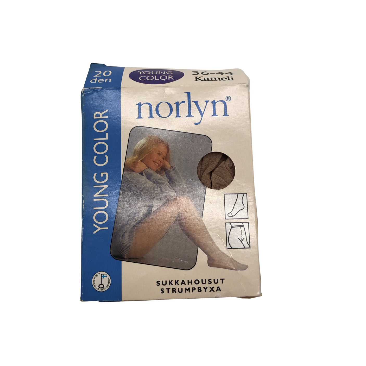 Unisex Norlyn - Sukkahousut, ohuet, koko 40 - Beige (1)
