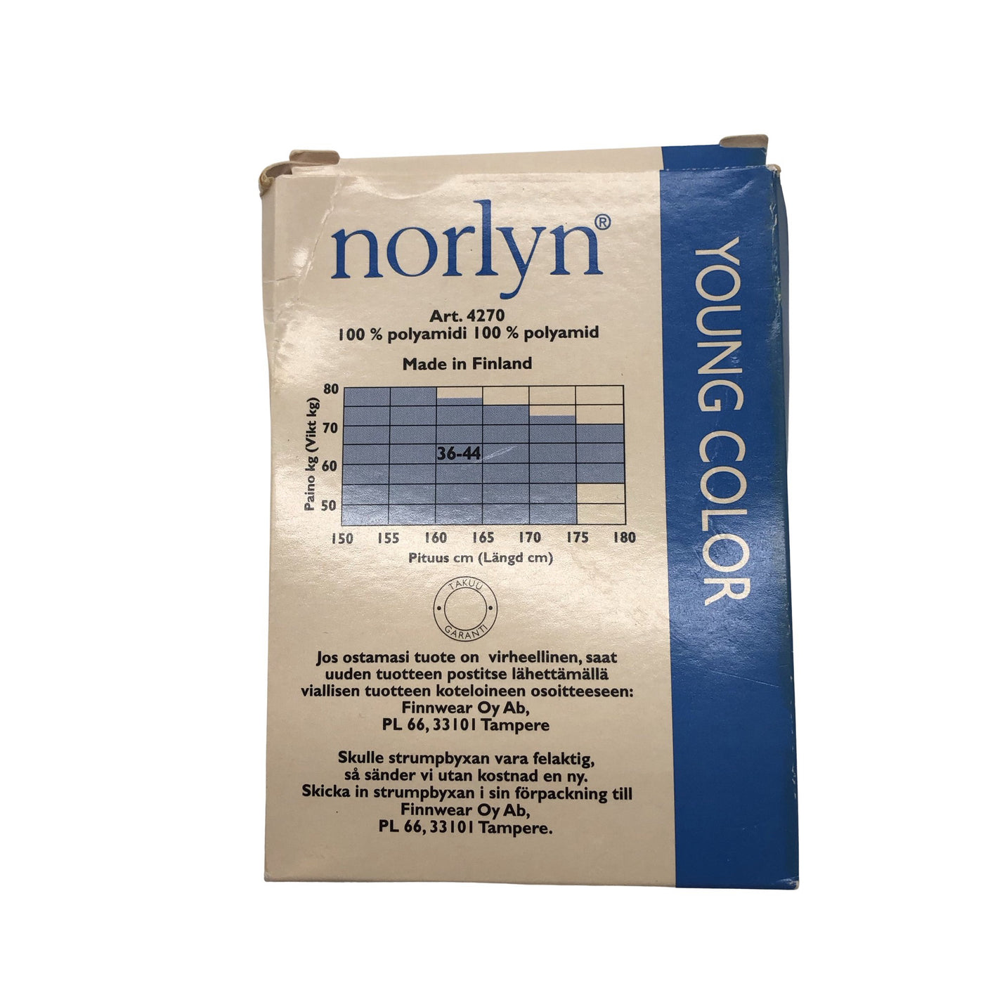 Unisex Norlyn - Sukkahousut, ohuet, koko 40 - Beige (2)