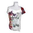Naisten Desigual - T-paita, koko 36 - Valkoinen ()