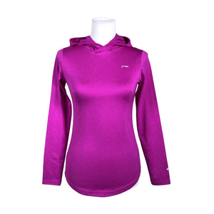 Naisten Li-ning - Urheilupaita, pitkät hihat, koko 34 - Violetti (1)