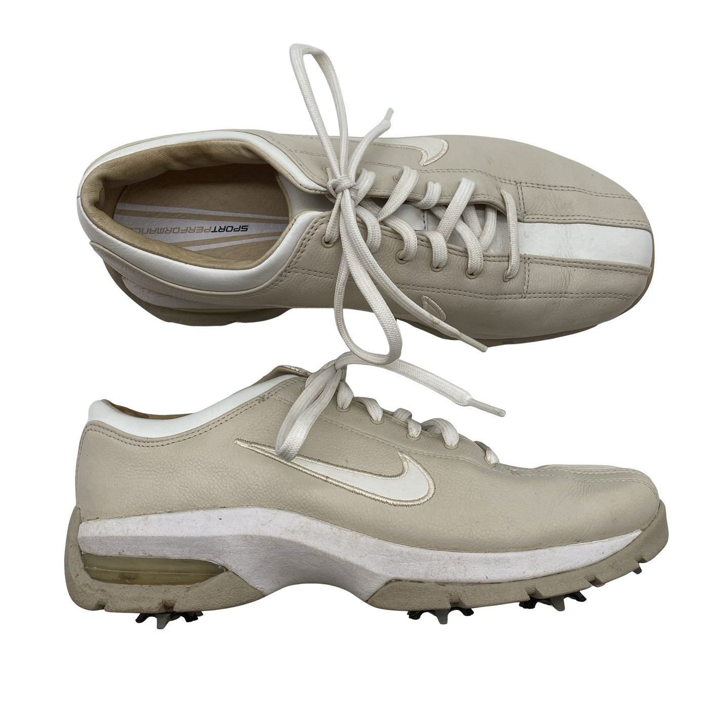 Naisten Nike - Golfkengät, koko 38 - Beige (1)