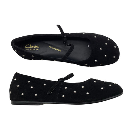 Naisten Clarks - Ballerinat, koko 39 - Musta ()