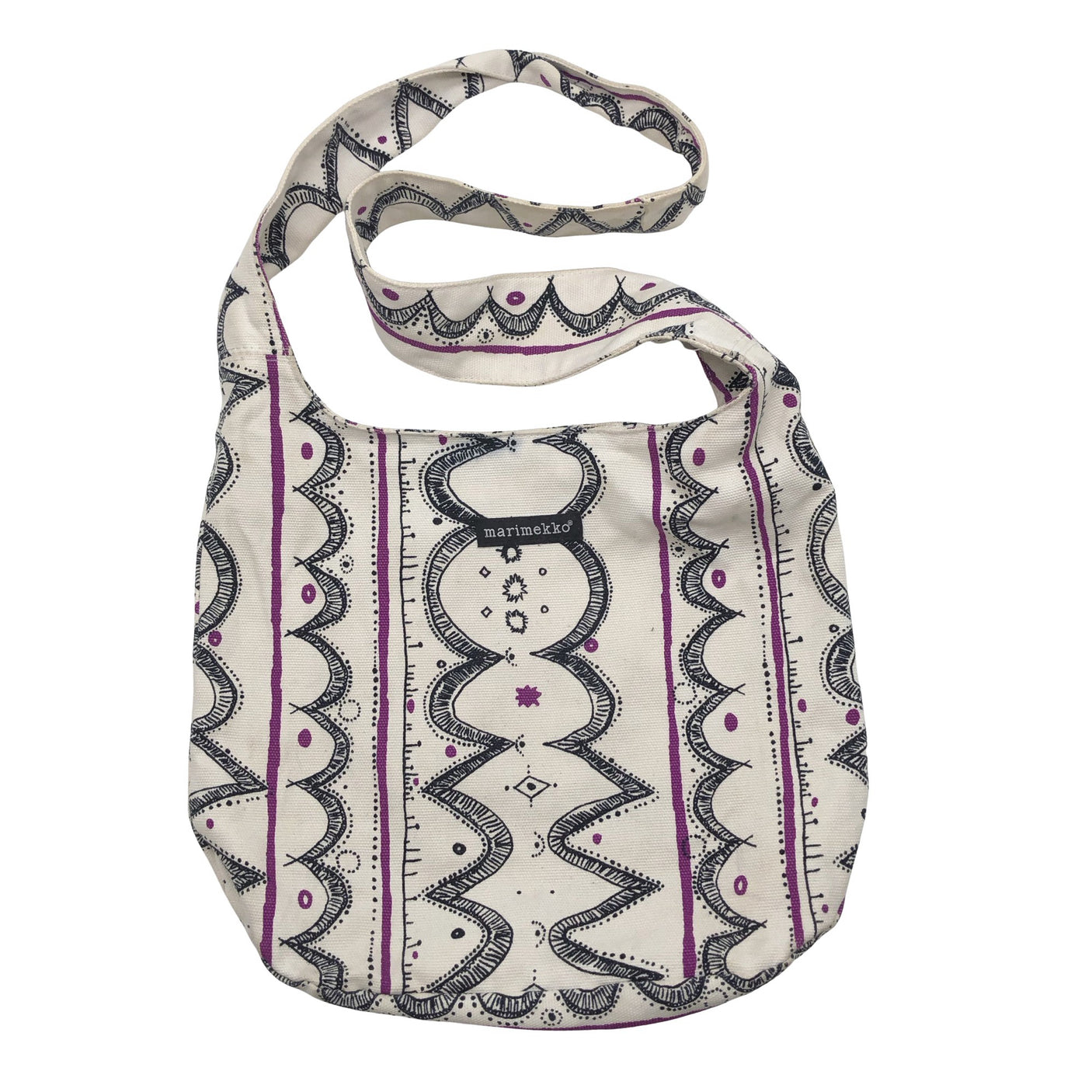 Naisten Marimekko - Olkalaukku, koko Midi - Beige (1)