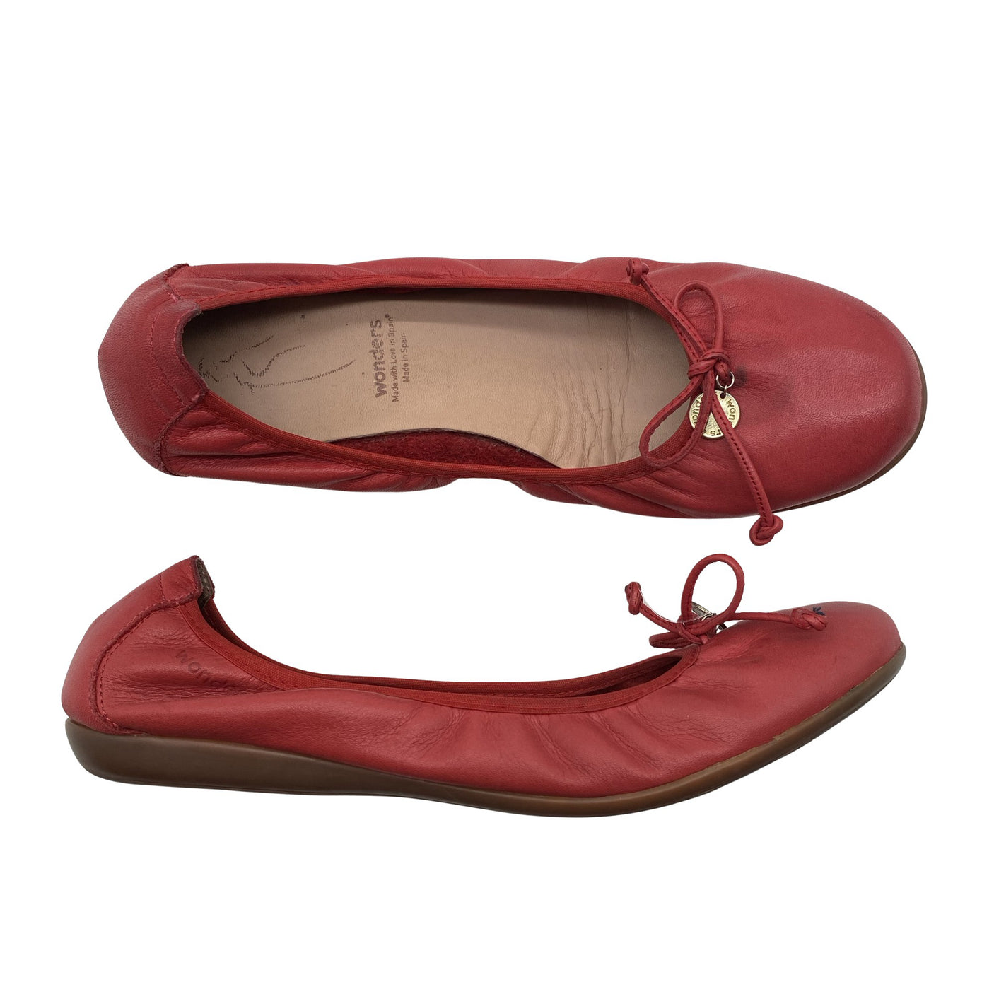 Naisten Wonders - Ballerinat, koko 40 - Punainen (1)