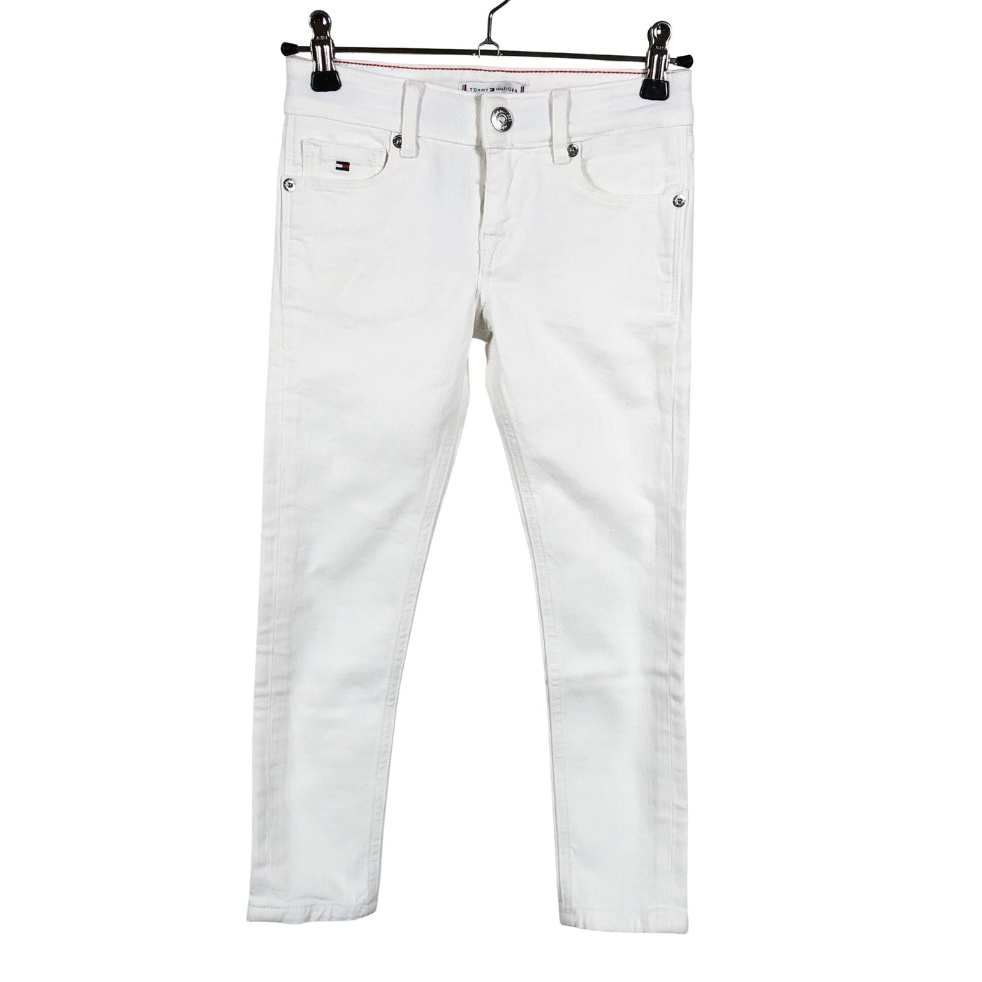 Tyttöjen Tommy Hilfiger - Farkut, koko 116 - 122 - Valkoinen (1)