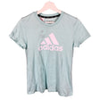 Tyttöjen Adidas - T-paita, koko 164 - 170 - Vaaleansininen ()