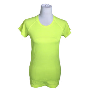 Naisten Lululemon - Urheilupaita, lyhyet hihat, koko 38 - Vihreä (1)