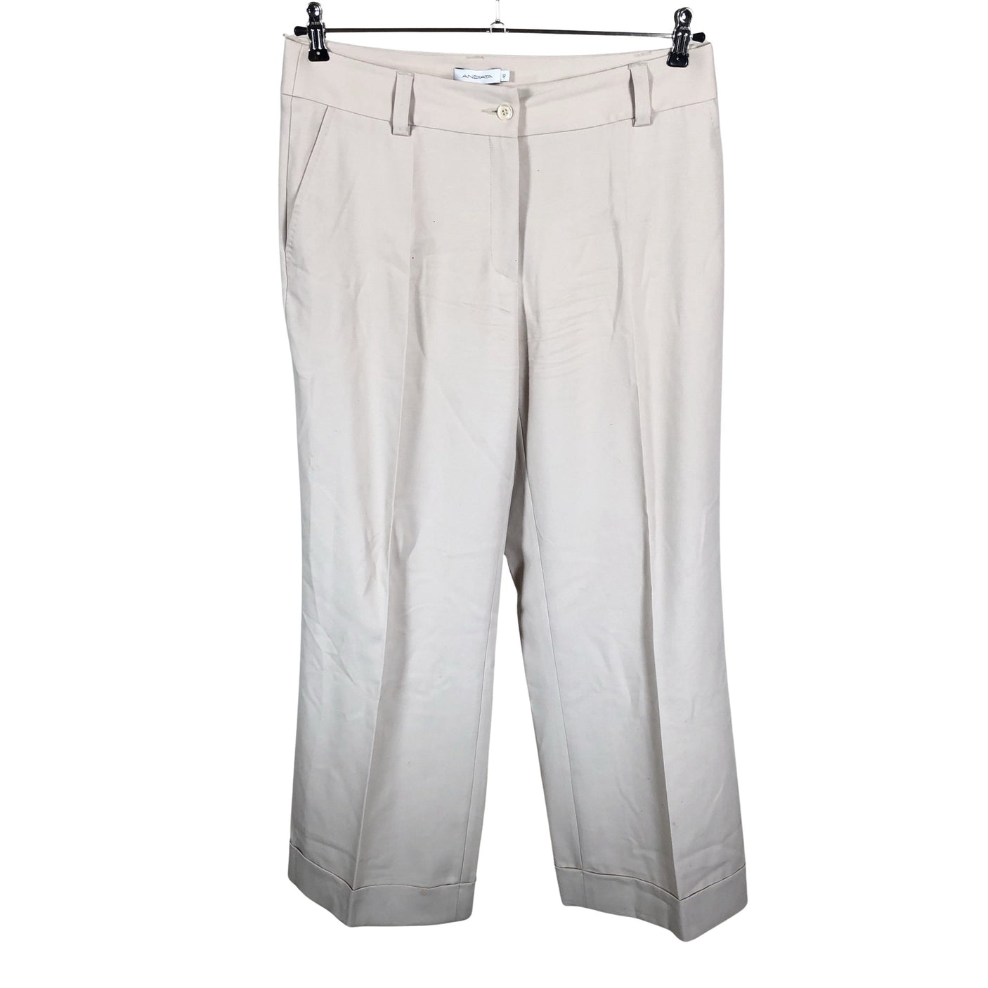 Naisten Andiata - Suorat housut, koko 40 - Beige (1)