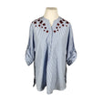 Naisten Per Una by Marks & Spencer - Kangasmekko, koko 48 - Vaaleansininen ()
