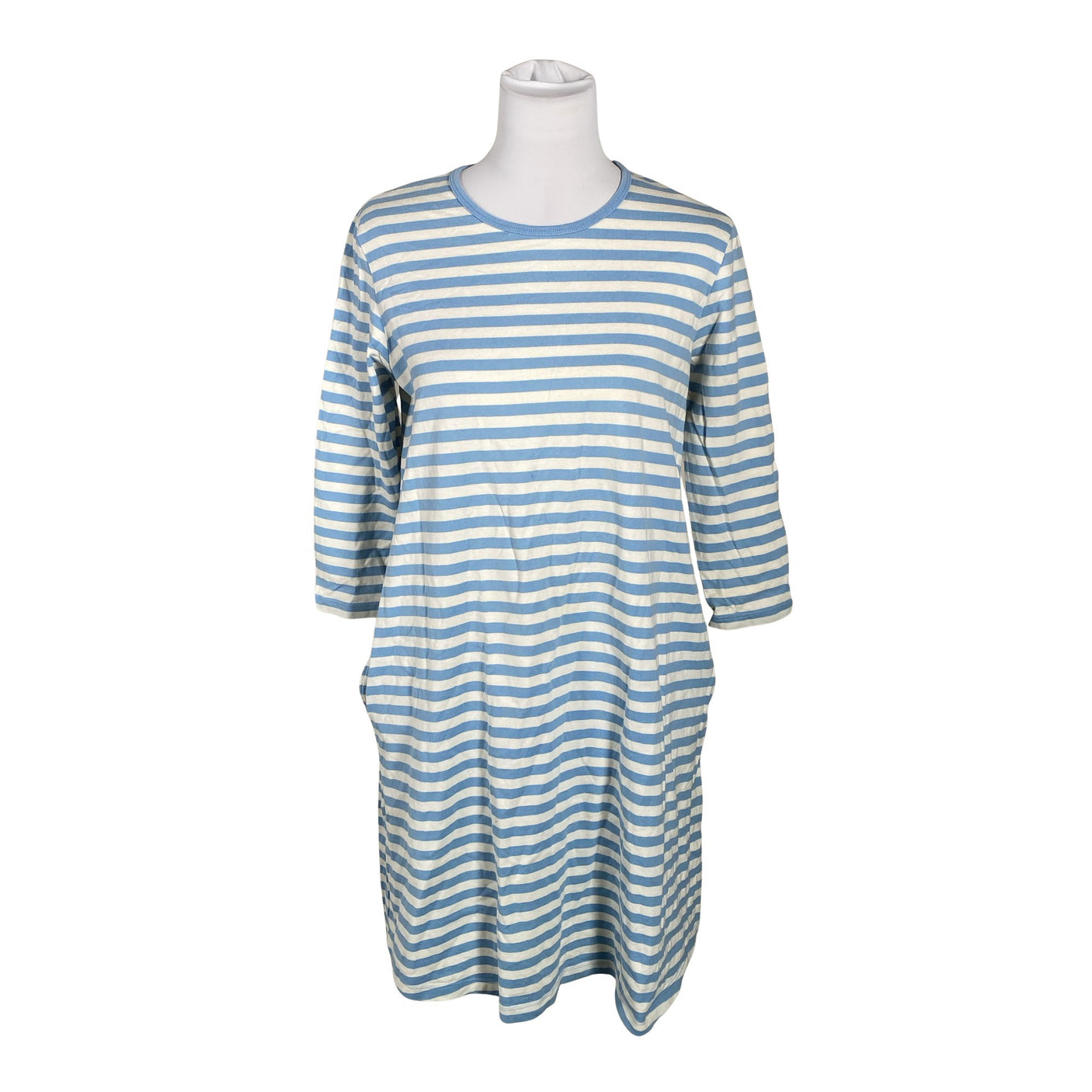 Naisten Marimekko - Trikoomekko, koko 38 - Vaaleansininen (1)