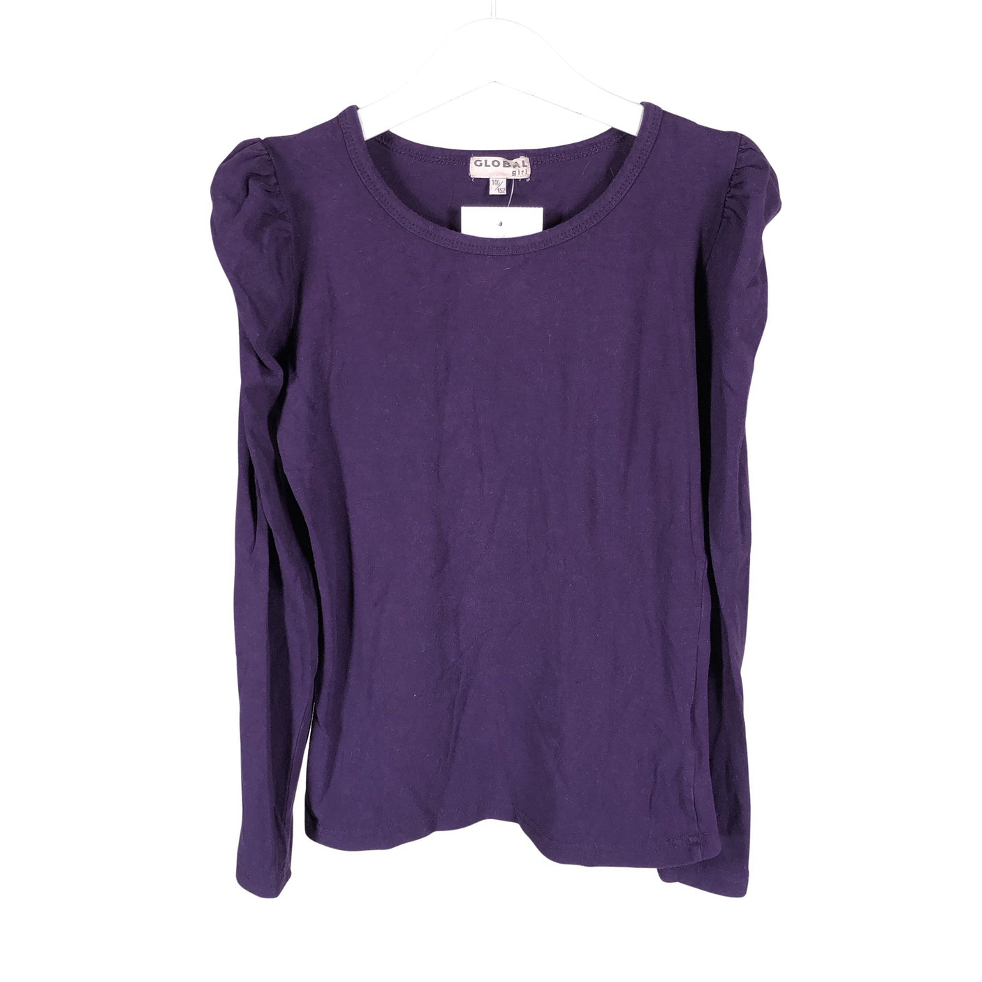 Tyttöjen Global - Trikoopaita, koko 140 - 146 - Violetti (1)