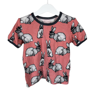 Unisex Handmade - T-paita, koko 104 - 110 - Vaaleanpunainen (1)