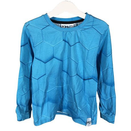 Unisex Pop & Co Helsinki - Trikoopaita, koko 116 - 122 - Sininen ()