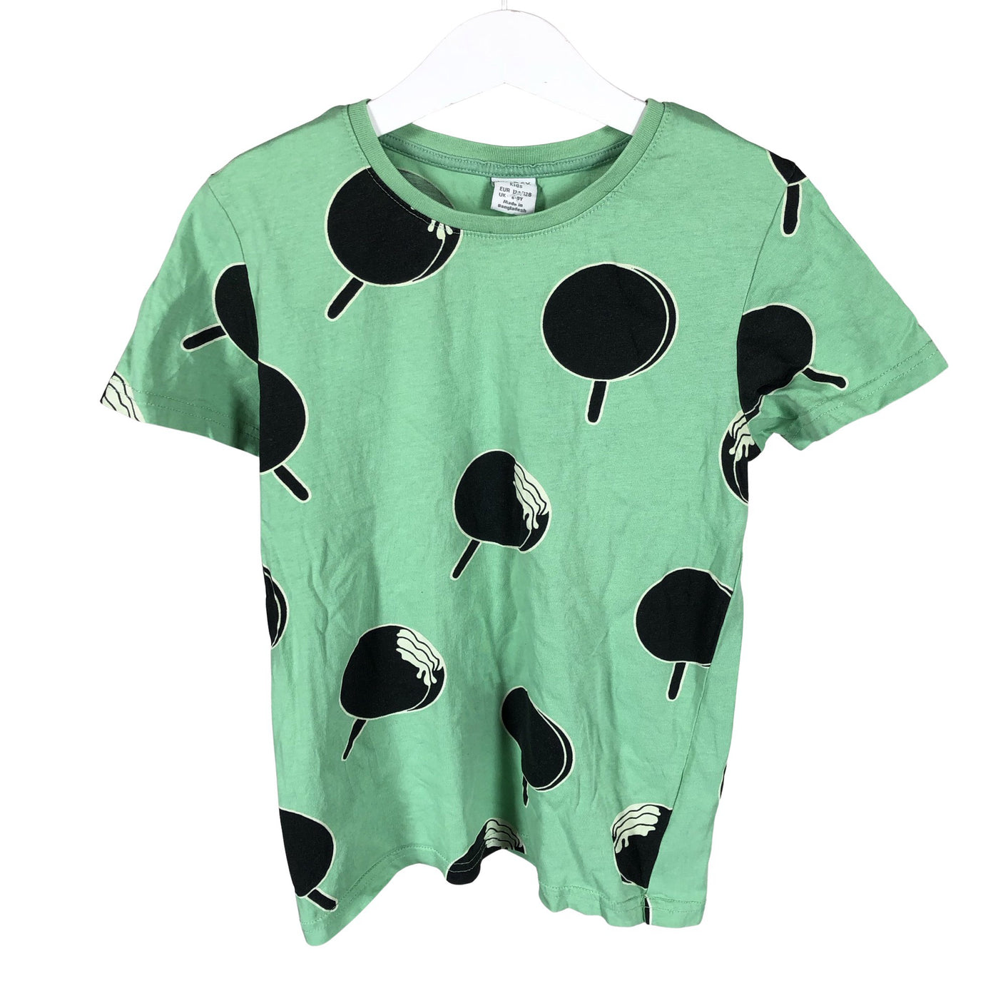 Unisex Lindex - T-paita, koko 122 - 128 - Vihreä (1)