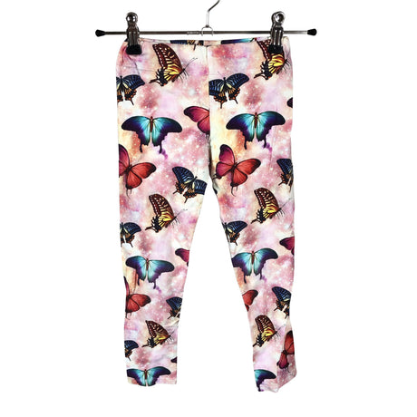 Tyttöjen Handmade - Leggingsit, koko 98 - 104 - Vaaleanpunainen ()