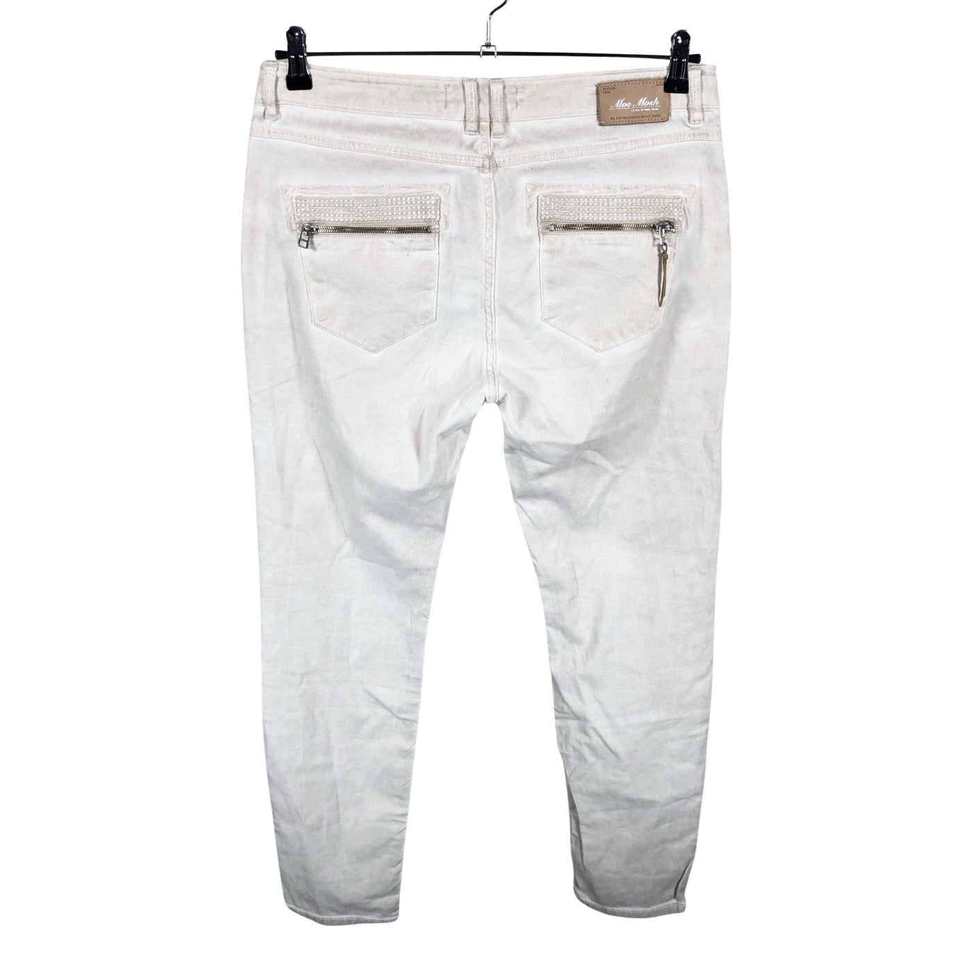 Naisten Mos Mosh - Farkut, koko W31 - Beige (2)