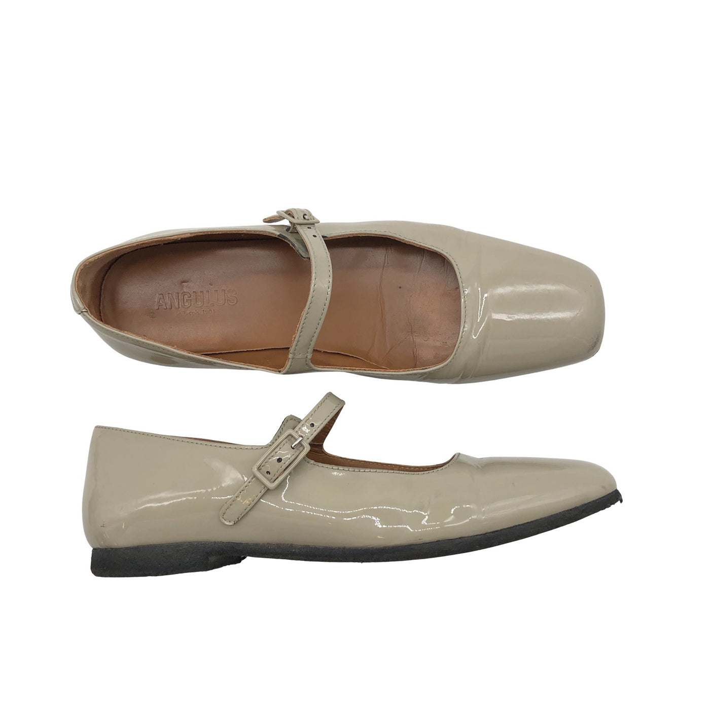 Naisten Angulus - Ballerinat, koko 38 - Beige (1)
