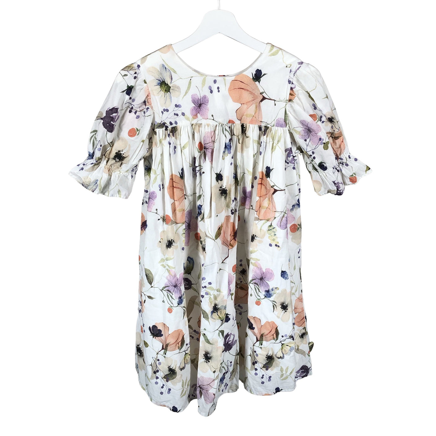 Tyttöjen POMPdeLUX - Kangasmekko, koko 152 - 158 - Valkoinen (1)