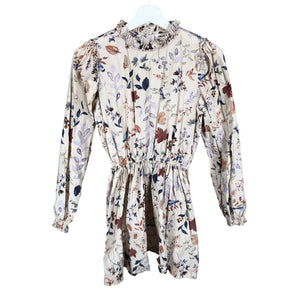 Tyttöjen POMPdeLUX - Kangasmekko, koko 158 - 164 - Beige (1)