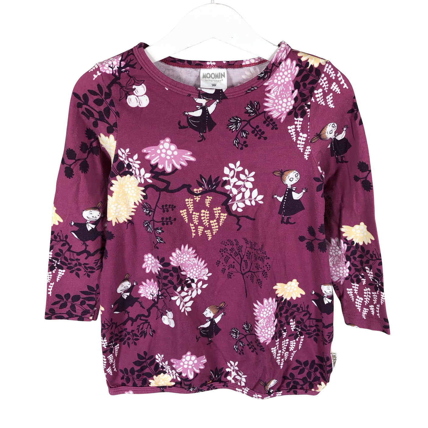 Tyttöjen Moomin by Martinex - Trikootunika, koko 92 - 98 - Violetti (1)