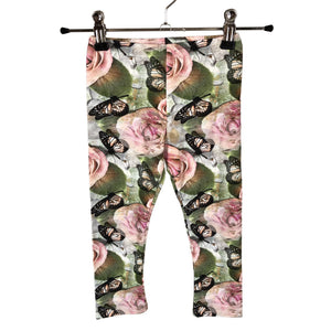 Tyttöjen Handmade - Leggingsit, koko 104 - 110 - Vihreä (1)