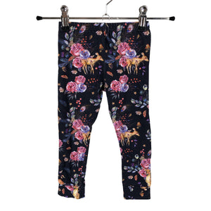 Tyttöjen Handmade - Leggingsit, koko 98 - 104 - Musta (1)