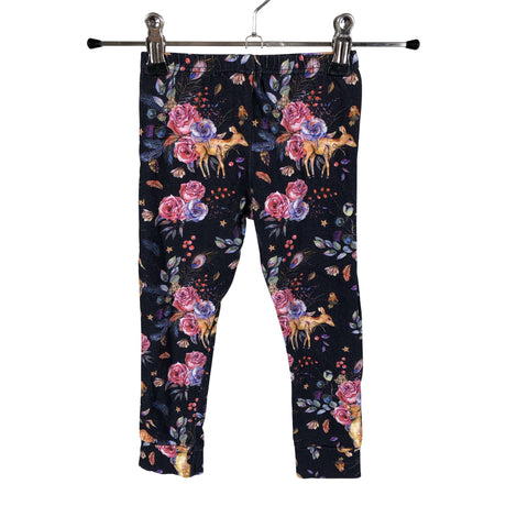 Tyttöjen Handmade - Leggingsit, koko 98 - 104 - Musta ()