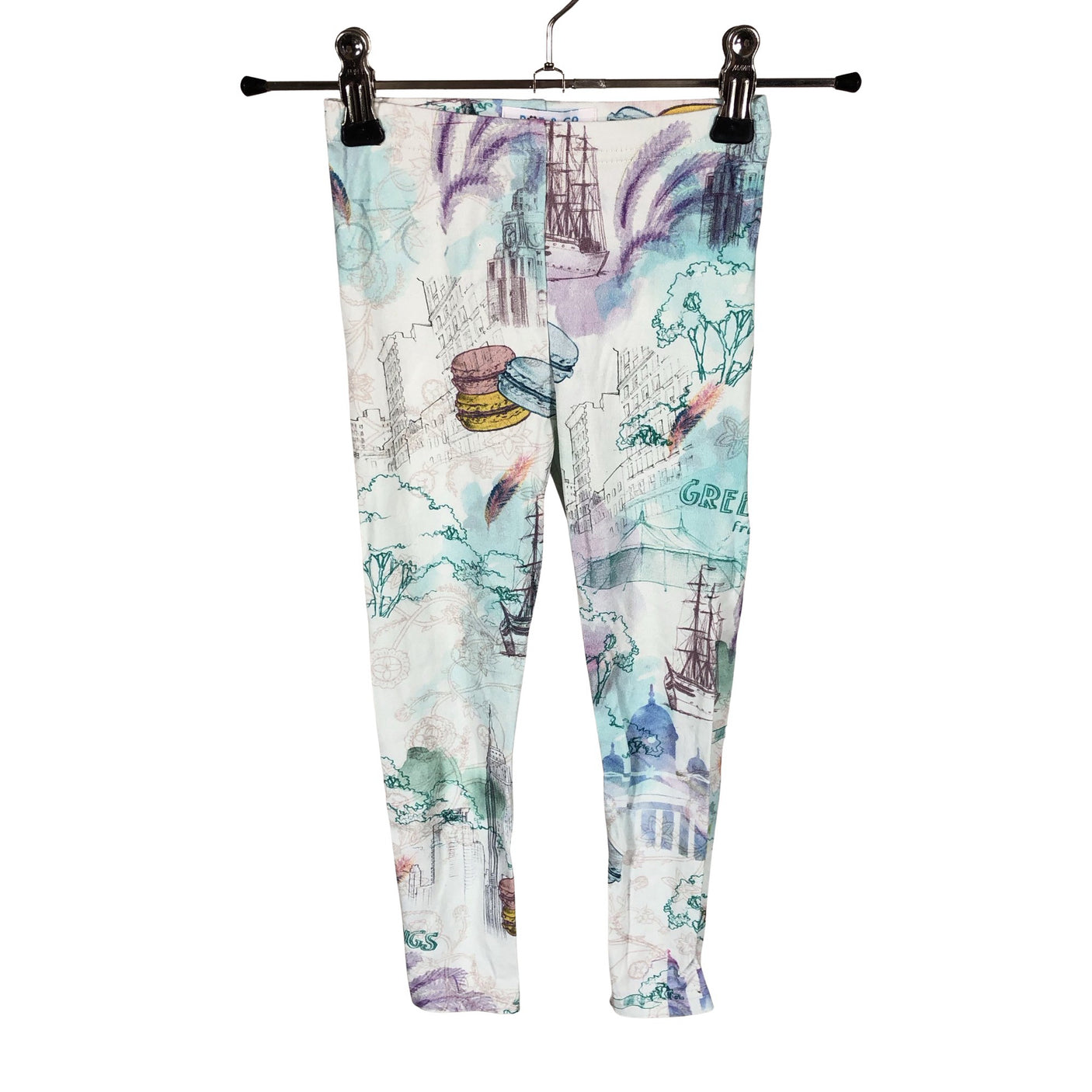 Unisex Pop & Co Helsinki - Leggingsit, koko 92 - 98 - Turkoosi (1)