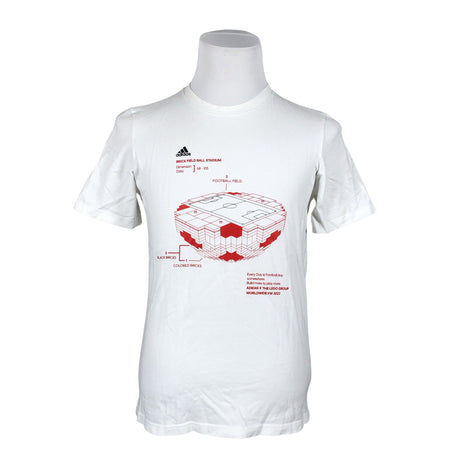 Miesten Adidas - T-paita, koko S - Valkoinen ()
