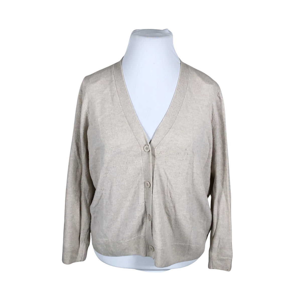 Naisten Noom - Neuletakki, koko 42 - Beige (1)