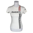 Naisten Ducati - T-paita, koko 36 - Valkoinen ()