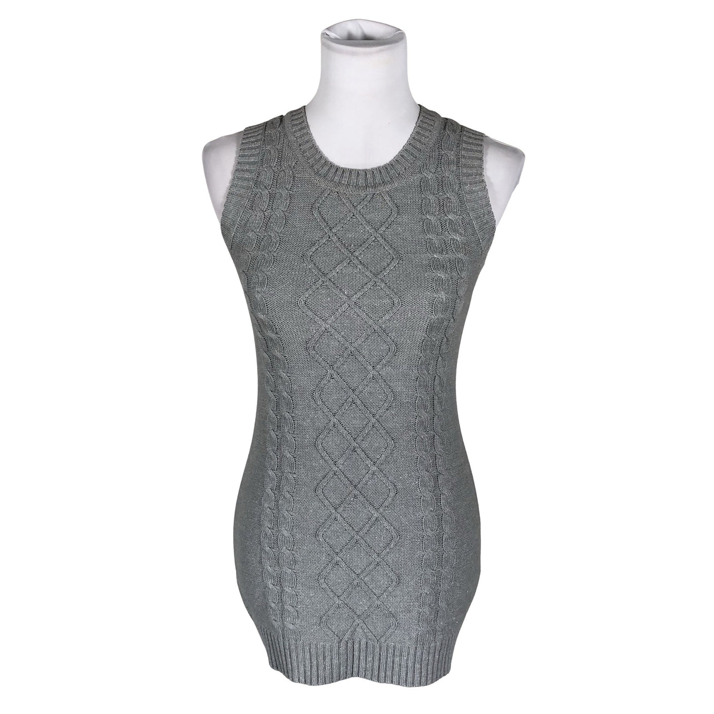Naisten Trendy Line - Neulemekko, koko 36 - Harmaa (1)