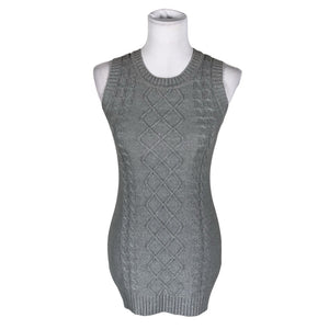 Naisten Trendy Line - Neulemekko, koko 36 - Harmaa (1)