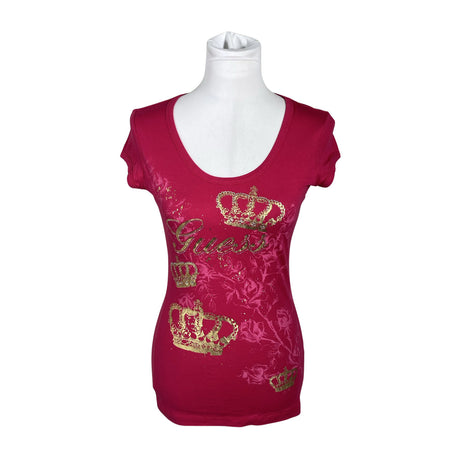 Naisten Guess - T-paita, koko 38 - Pinkki ()