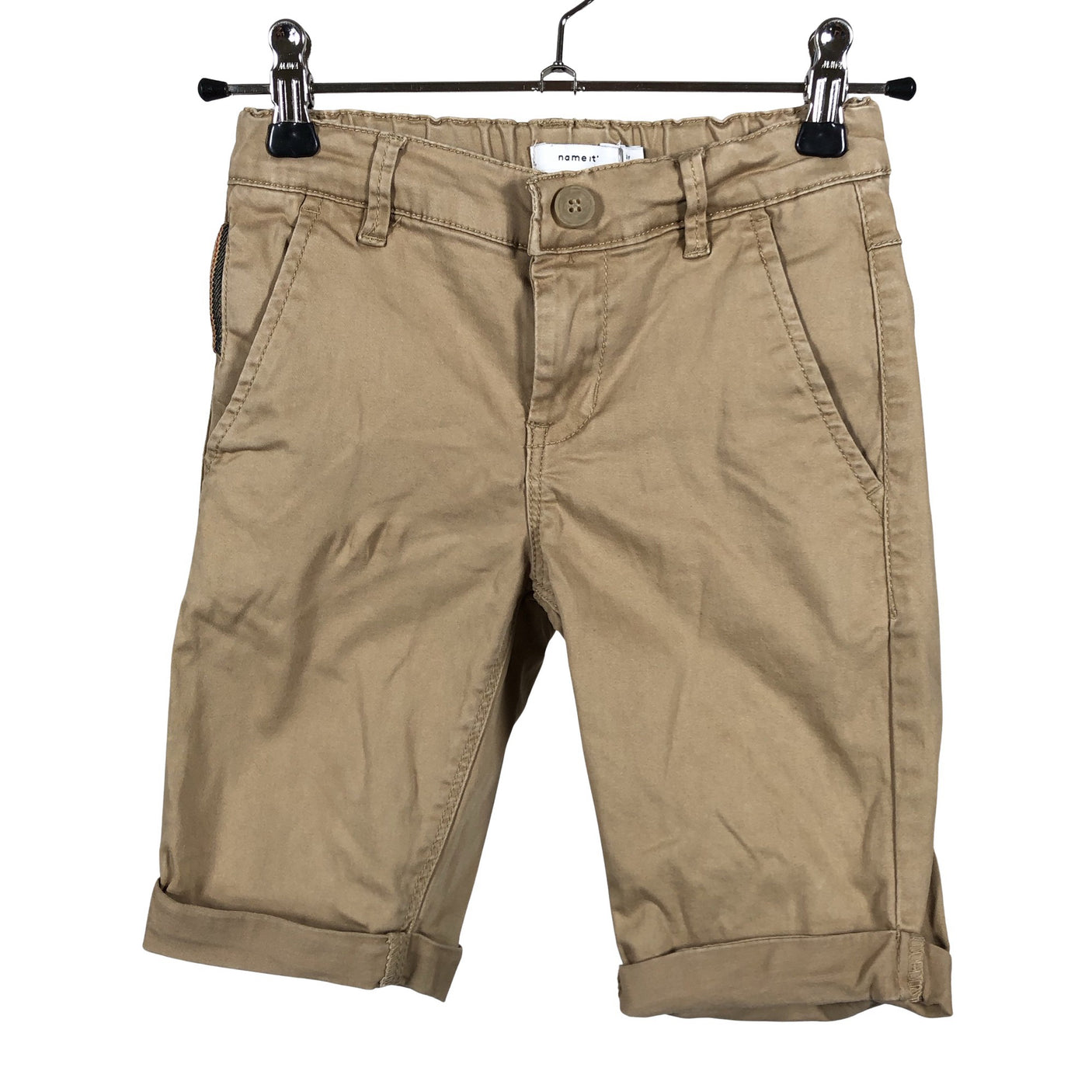 Poikien Name It - Shortsit, koko 122 - 128 - Ruskea (1)