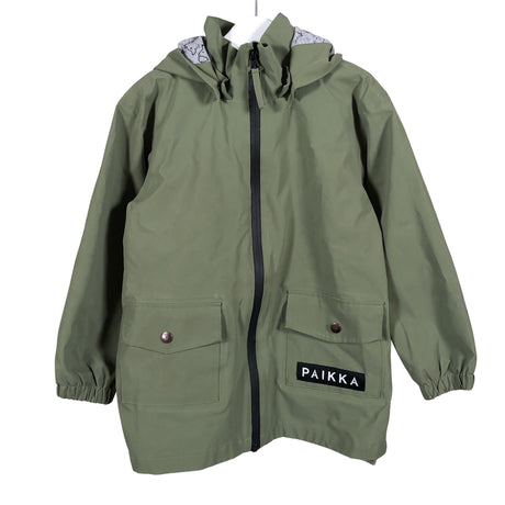 Unisex Paikka - Ulkoilutakki, koko 122 - 128 - Vihreä ()