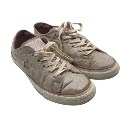 Naisten Converse - Tennarit, koko 39 - Hopea (2)