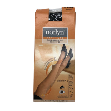 Naisten Norlyn - Sukkahousut, ohuet, koko 40 - Musta ()