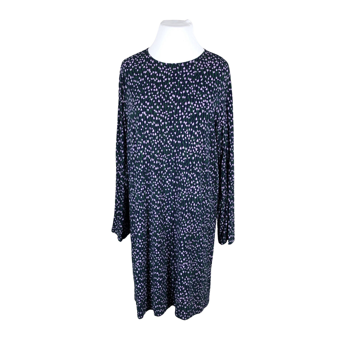 Naisten Marimekko - Trikoomekko, koko 46 - Sininen (1)