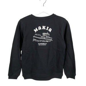 Unisex Makia - Collegepaita, koko 146 - 152 - Musta (2)