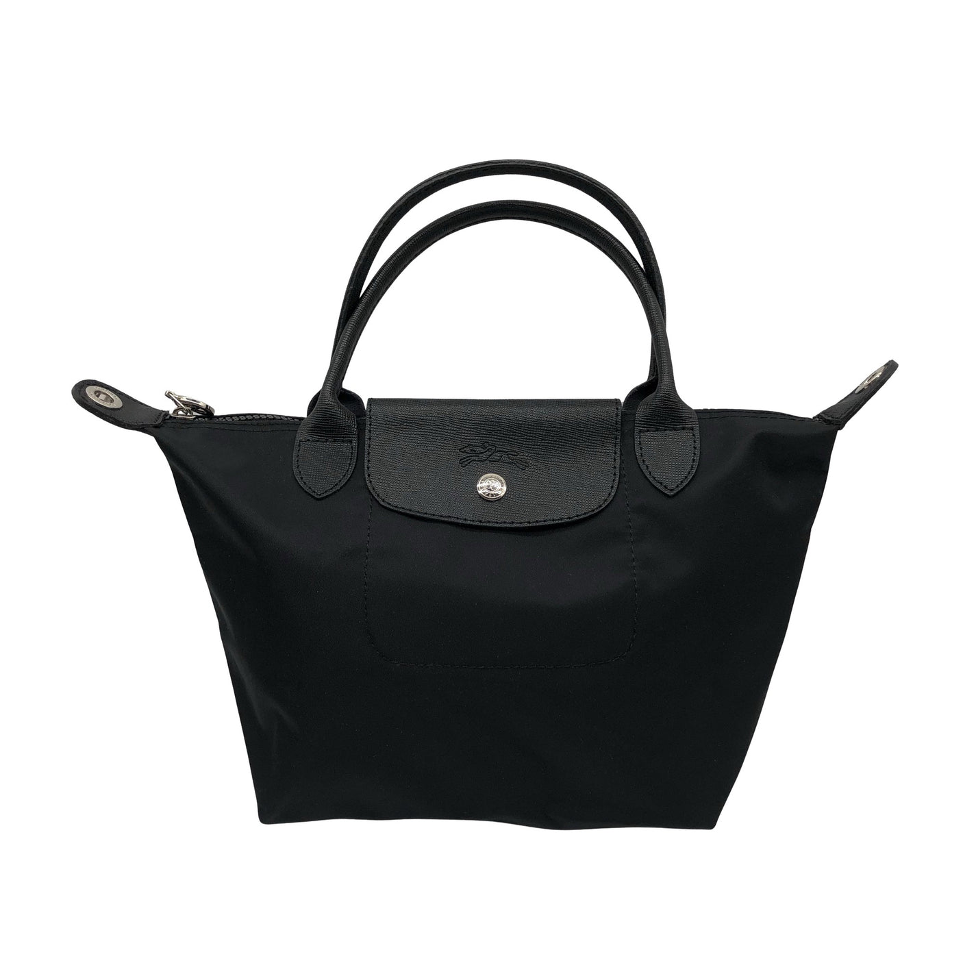 Naisten Longchamp - Käsilaukku, koko Midi - Musta (1)