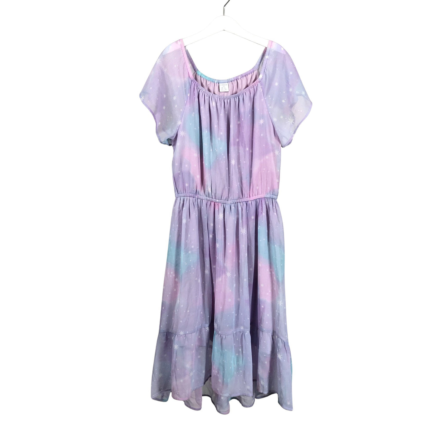 Tyttöjen Lindex - Kangasmekko, koko 134 - 140 - Violetti (1)