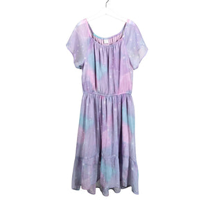 Tyttöjen Lindex - Kangasmekko, koko 134 - 140 - Violetti (1)