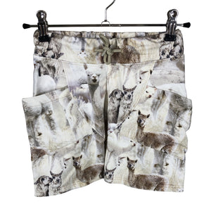Unisex Gugguu - Collegeshortsit, koko 116 - 122 - Beige (1)