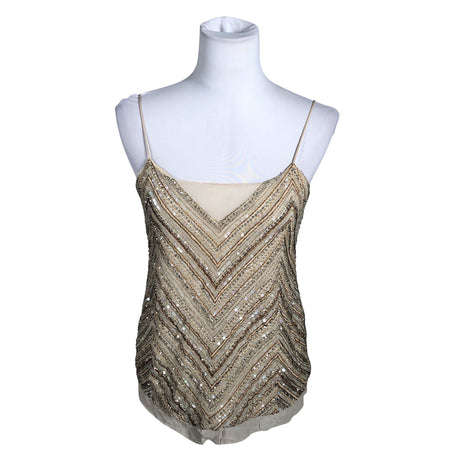 Naisten Massimo Dutti - Juhlatoppi, koko 36 - Beige ()