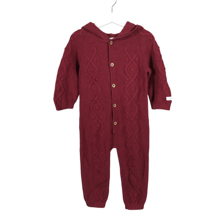 Unisex Newbie - Haalari, koko 80 - 86 - Viininpunainen ()