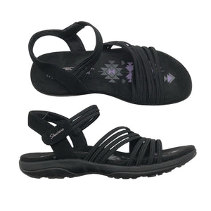 Naisten Skechers - Sandaalit, koko 40 - Musta (1)